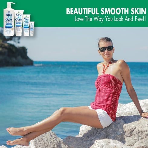 Miracle of Aloe Aloe All Over Super Moisturizing Dry Skin Lotion (2-Pack, 4 oz) - Safe for All Skin Types