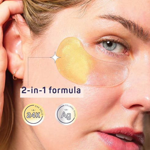 SpaLife Beauty Anti-Aging Under Eye Masks – Hydrogel Eye Patches for Fine Lines & Dryness, 24 Pairs