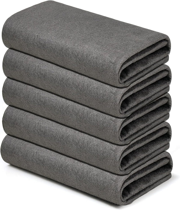 KTT Thickened Magic Cleaning Cloth: Reusable Microfiber Cloth for Home, Window, Mirror Glass, and Cars, 5 Pack