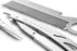 Straight Razor Kit - Complete Kit for Men with Beard Scissors & Metal Comb, Premium Polished Stainless Steel, 10 Extra