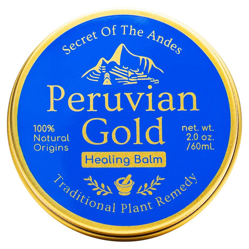 Peruvian Gold All Purpose Healing Balm for Scars, Eczema, Facial Moisturizer, Dry Skin, 2 Fl Oz Sustainably Sourced