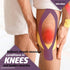 Physix Gear Cotton Kinesiology Tape Roll 16ft - Latex-Free Athletic Tape for Muscles/Joints, Waterproof and Gentle on