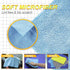 House,Kitchen,Bathroom,Office16"x16"|Blue 6-Pack Microfiber Rags Car Interior & ExteriorCar Towels Highly AbsorbentLint