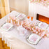 Janlaugh 100 Summer Pcs Cherry Blossoms Paper Bathroom Hand Towels Floral Disposable Guest Napkins Pink Paper Towel