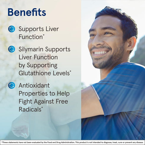 Jarrow Formulas Milk Thistle 150 mg, 30:1 Standardized Silymarin Extract, Dietary Supplement for Liver Function, 200