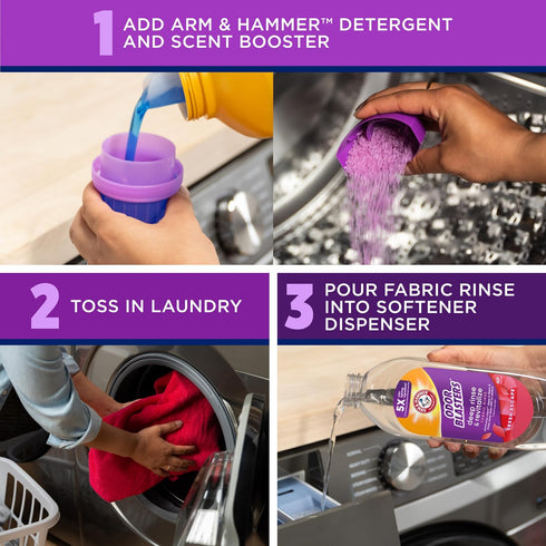 HAMMER 50 oz ARM & Odor Blasters Deep Rinse and Revitalize Fabric Rinse, Laundry Additive, Eliminates Sweat and Musty