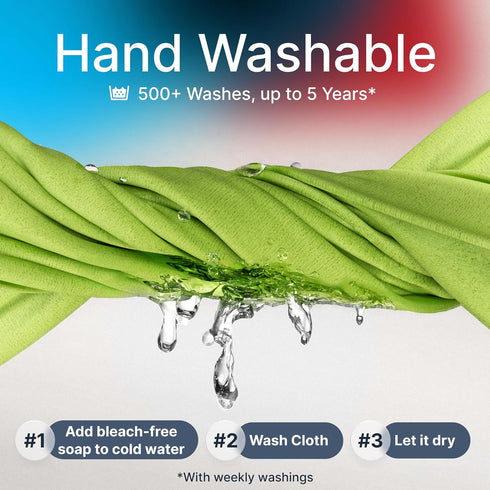 Koala Lens Cleaning Cloth, Japanese Microfiber, Eyeglass Cleaner, Black & Green, Pack of 6