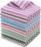 Microfiber Cleaning Cloth Lint Free Rags, 10 Pack Fast Drying Dish Cloths, Super Absorbent for Cleaning Dishes, 12 in x