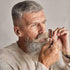 Kent 81T Black Graphite X-Small Beard and Mustache Pocket Comb, Fine Toothed for Facial Hair Grooming, Hand-Made