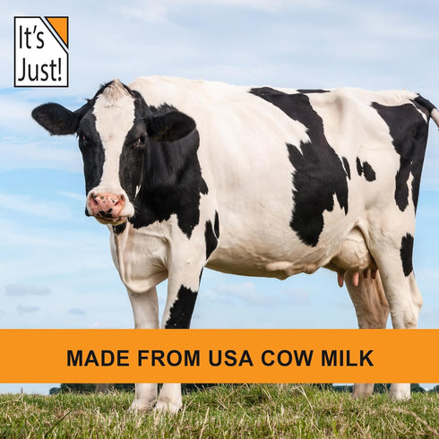 It's Just! 100% Whey Protein Concentrate, Made in USA, Premium WPC-80, No Added Flavors (Original/Unflavored, 20oz)