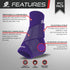Sleeve Stars Ankle Support - Dark Purple - For Ligament Damage, Sprained Ankle & Plantar Fasciitis Relief