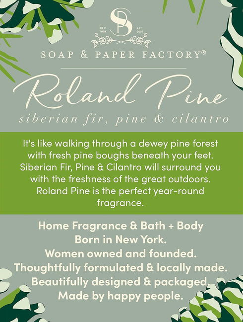 Soap & Paper Factory 1 oz Roland Pine Fragrance Oil
