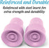 Top Glides Crutch Comfort: Steel-Reinforced 7/8" Crutch Tips - 1 Pair