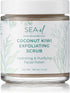 Sea El Coconut Kiwi Exfoliating Face Scrub, Hydrating Anti-Aging Exfoliator with Bamboo Pumice & Green Tea, 4 Oz