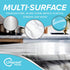 Set 3 Pack Set Lifeproof Streakless Microfiber Eco Cleaning Cloth - Effortlessly Cleans Stainless, Glass & Stone