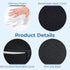 5 STARS UNITED Donut Pillow - Hemorrhoid Tailbone Cushion, Large Black Seat Cushion for Coccyx, Sciatica, Pregnancy