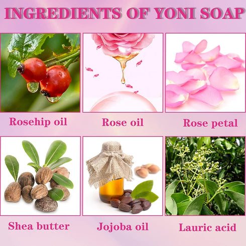 Matchone 2, 3.53 oz Yoni Soap Bars PCS Of Ph Balance for Women Yoni Wash Vaginial Deodorants, Organic , Handmade Vagina