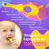 Trueocity Baby Toothbrush 4 Pack & Bonus Silicone Finger Brush, Soft Bristles for 0-2 Years, Pink