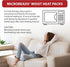 Pack 5" 12" Core Products MicroBeads Moist Heat Therapy Microwave X | Small Reusable Moist Heat Pad with Soft Fabric