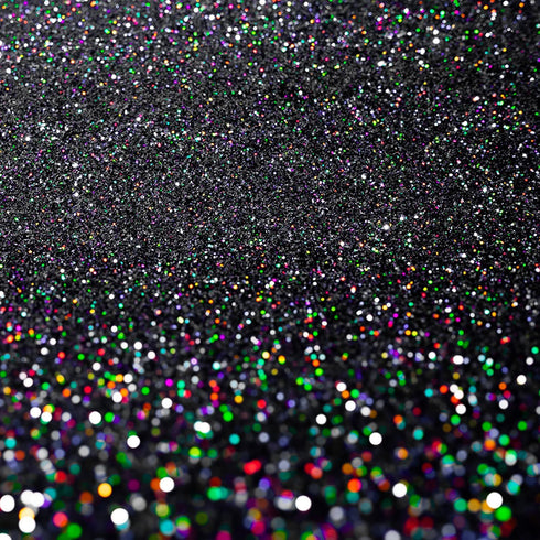 Hemway Premium Ultra Sparkle Glitter, Multi Purpose Metallic Flake for Arts Crafts, Black Holographic - 100g / 3.5oz