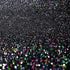 Hemway Premium Ultra Sparkle Glitter, Multi Purpose Metallic Flake for Arts Crafts, Black Holographic - 100g / 3.5oz