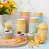 Ninehaoou 200 Summer (8 oz) Pcs Ice Cream Cups Bulk Paper Disposable Dessert Bowls Ice Cream Bowls Paper Dessert Cups