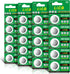LiCB 20 Pack CR1620 Batteries, Long-Lasting High Capacity 3 Volt CR1620 Lithium Coin & Button Cell for Car Remote & Key