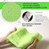 TiLO Microfiber Cleaning Cloth – 19 x 13-inch Ultra-Absorbent Reusable Polishing Cloth for Dust and Dirt (Green)