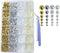 Pearls for Crafting, 8000 Pcs Flat Back Nail Pearls in 6 Colors for DIY Jewelry, Phone Nail Charms Making