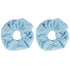 Large Solid Scrunchie - Set of 2 in Light Blue