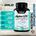 Alpha GPC Choline Supplement 600mg - Highly Purified Source of Choline, 180 Veggie Capsules for Cognitive Enhancement