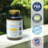 Omega 3 Burpless Max Strength Fish Oil Supplement, 2000 mg with Vitamin E, 120 Small Liquid Softgels
