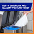 Hefty Made to Fit Trash Bags, Fits simplehuman Size J (12 Gallons), 100 Count