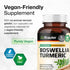 BIO KRAUTER Turmeric Supplement with Boswellia Extract Capsules - 2000 mg Blend, 100 Count, Vegan Formula