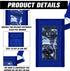 2 Pack Blood Glucose Meter Case with Lanyard | Compatible with Dexcom G7 Glucose Monitor Pouch (Blue)