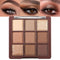 Erinde 9 Colors Eyeshadow Palette, Highly Pigmented Matte Shimmer Glitter Eye Shadow Makeup, Waterproof