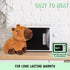 Capybara Microwavable Unscented Heating Pad, 1.5 lbs Plush Heatable Pillow for Women and Kids, Cute Cozy Stuffed Animal