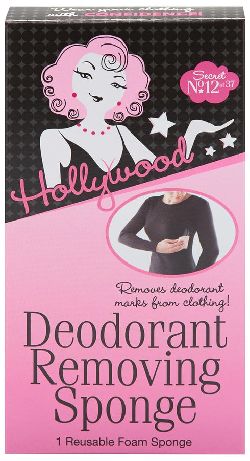 Hollywood Fashion Secrets Deodorant Removing Sponge, Reusable Stain Eraser