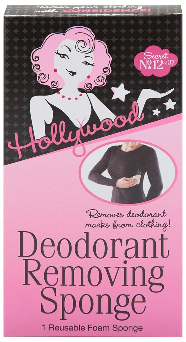 Hollywood Fashion Secrets Deodorant Removing Sponge, Reusable Stain Eraser