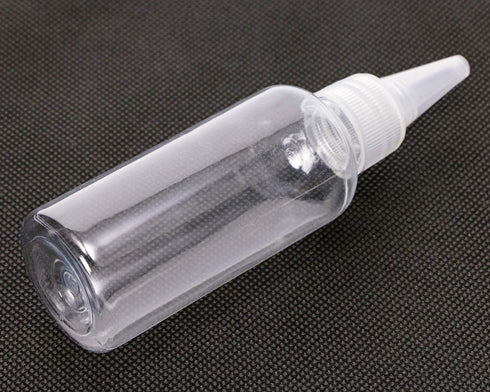 PENTA ANGEL 2oz Plastic Squeeze Bottles, 8Pcs Small Clear Empty Squirt Bottles for Paint, Art, Lotion, Crafts