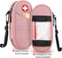 SITHON Insulated EpiPen Medical Carrying Case, Travel Medication Organizer Bag for 2 EpiPens, Asthma Inhaler, Pink