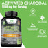 Activated Charcoal Capsules - 1,200 mg Vegan Supplement for Gas & Bloating, Natural Detox from Coconut Shells - 100