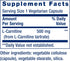 Life Extension L-Carnitine, 500 mg Energy Supplement, Memory Support, 30 Capsules