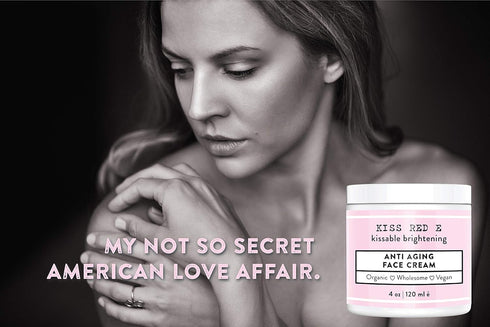 KissRedE Anti Aging Face Cream - Best Anti Wrinkle Moisturizer for Face, Hands, Neck - Reduce Fine Lines, Puffy Eyes