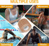 Dimora Uncut Kinesiology Tape, 4 Rolls Pure Cotton Elastic Athletic Tape for Muscle Pain Relief