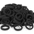 120 Pcs Baby Hair Ties - Cotton Toddler Hair Ties for Girls and Kids (Black)