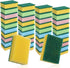 zisiueel 100 Pcs Heavy Duty Cleaning Scrub Sponges for Kitchen Abrasive Scrubber Sponge