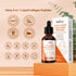 Liquid Collagen for Women, 4-in-1 Collagen Peptides with Biotin, 25000 MCG Drops, Raspberry Flavor