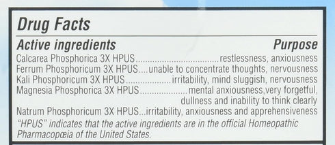 Hylands Nerve Tonic Tablets - 50 Tablets for Nerve Support
