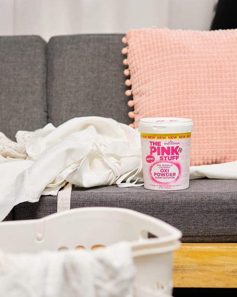 Stardrops - The Pink Stuff Miracle Laundry Oxi Powder Stain Remover for Whites, 1 kg